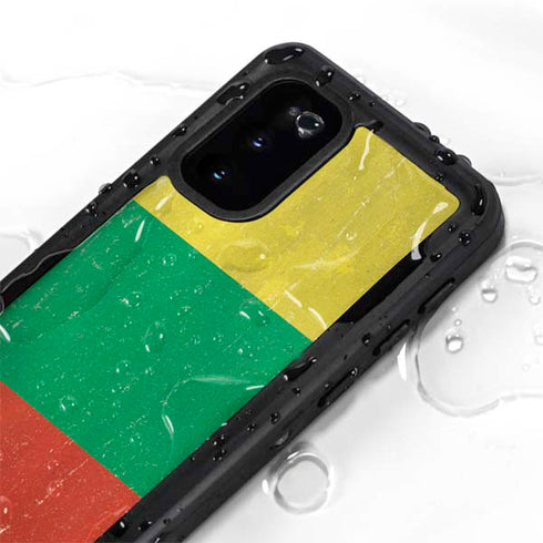 Lithuania Flag Distressed Galaxy S20 Waterproof Case